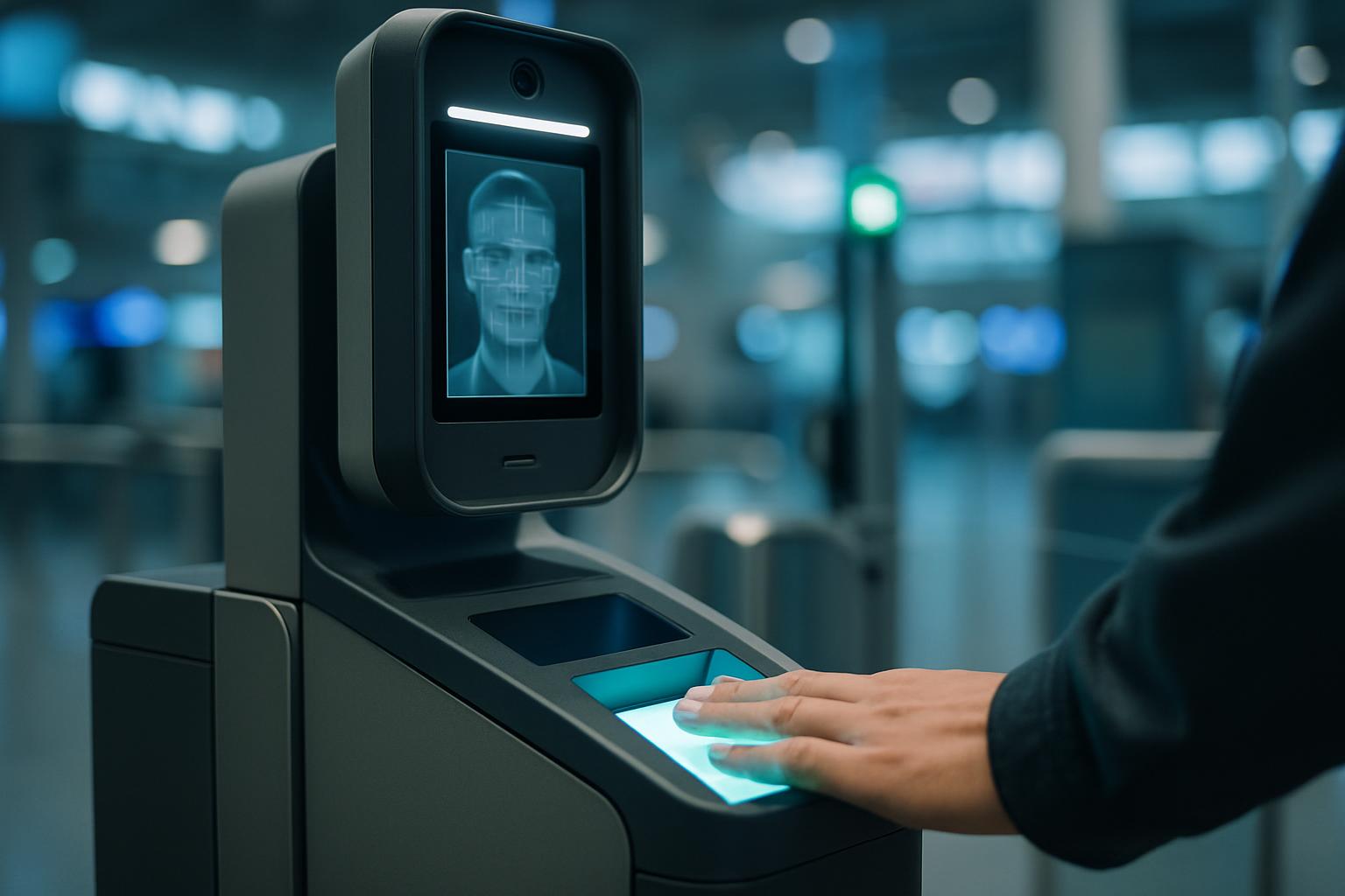 Biometrická hraničná kontrola EES na letisku pri odlete z Bratislavy